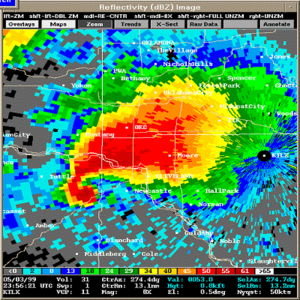 radar supercell 1999 OKC NOAA